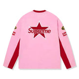 Supreme x Vanson SS26 long sleeve pink top