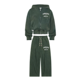 Suavo World Supreme Dreams Zip Hoodie Green