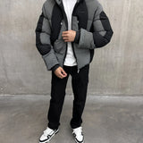 Siarr Ski Puffer Black Grey