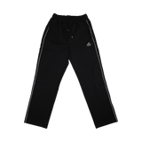 Cherry Location black tracksuit bottoms with side stripes and drawstring waistband