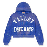 Vale Forever Classico Zip Up Hoodie Blue Sapphire