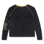 Vale Forever black thermal shirt with abstract design