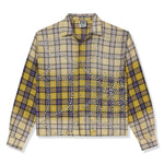 Vale Forever Valley Dreams Lemonhead flannel shirt with yellow and green plaid pattern