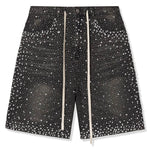 Vale Forever Valley Dreams Rainstrom black shorts front view on white background