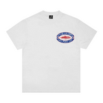 CORTEIZ F AROUND TEE WHITE with graphic text design on front.