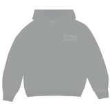 Broken Planet Basics Stone Hoodie in grey.