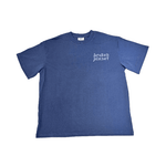 Broken Planet Basics navy t-shirt.
