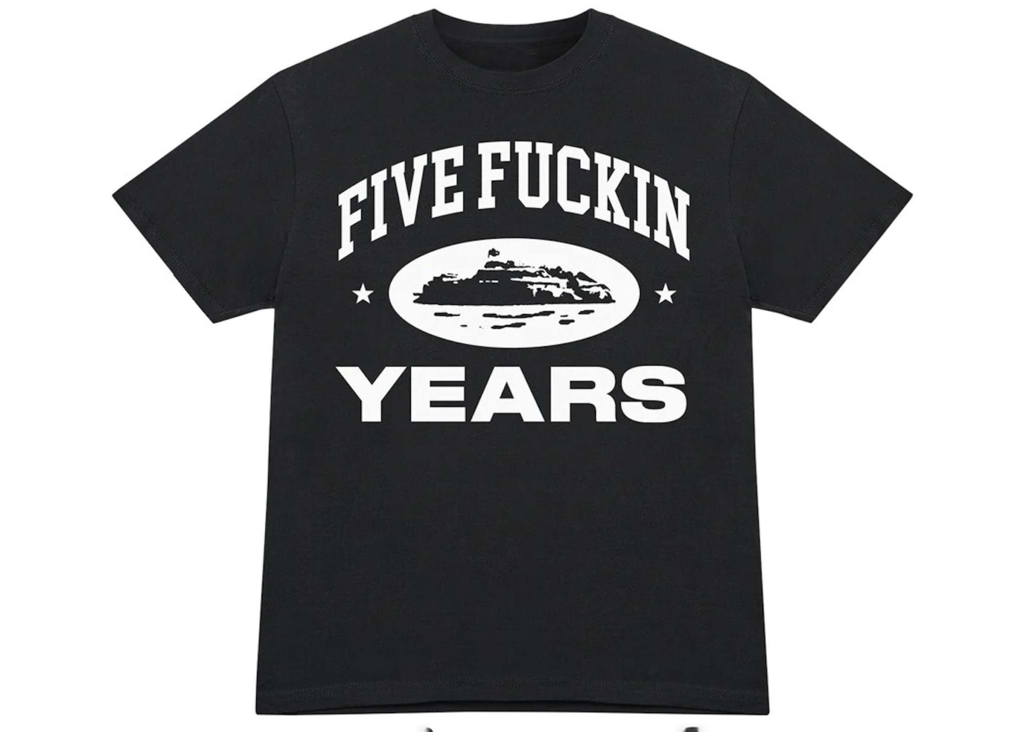 CORTEIZ BLACK FFY T-Shirt with bold white text design on front.