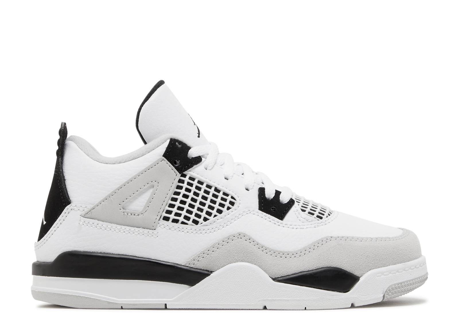 Air Jordan 4 Retro PS Military Black sneaker.