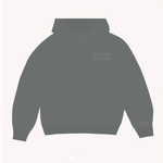 Broken Planet Market Basic Hoodie in shadow grey with kangaroo pocket and regular fit.