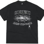 Corteiz Web Alcatraz T-shirt in black with web design.