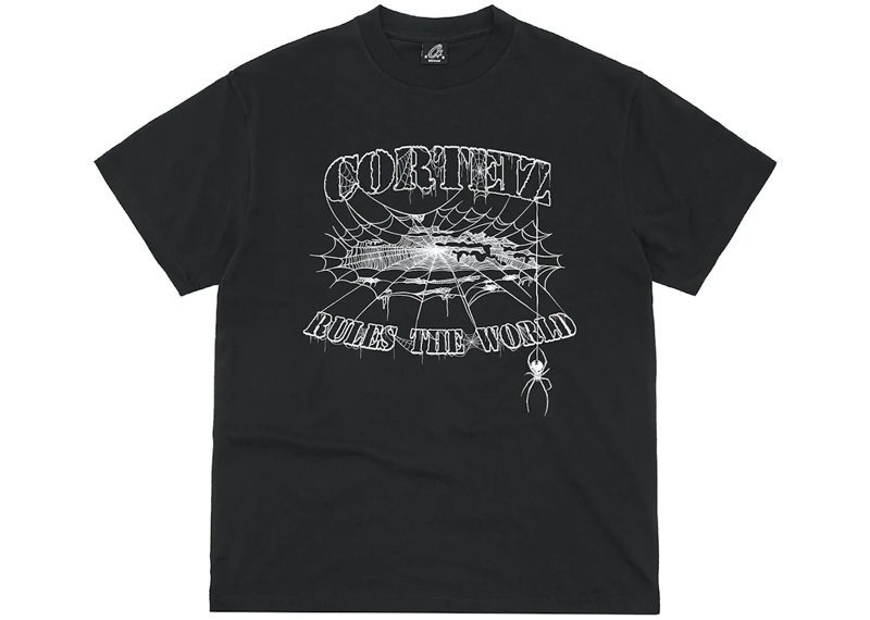 Corteiz Web Alcatraz T-shirt Black